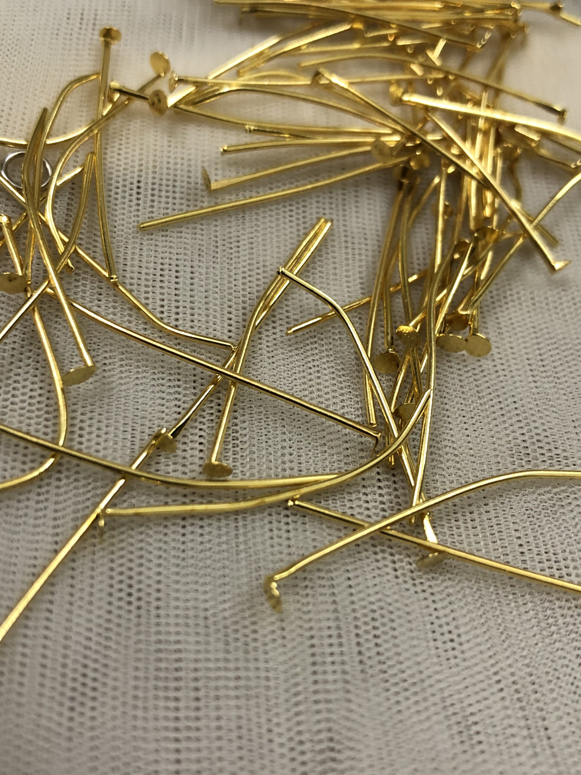 Head Pin - Gold & Silver