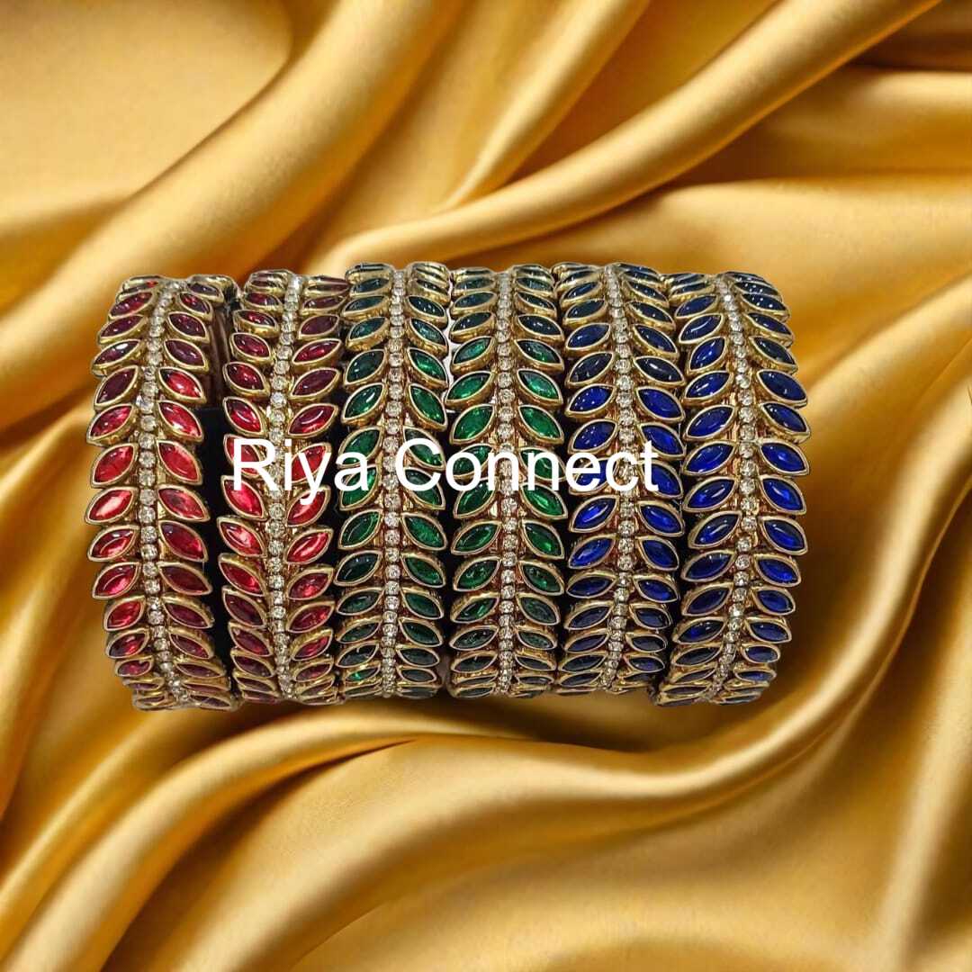 8k Eye Glossy Silk Thread Bangle Collection - 1