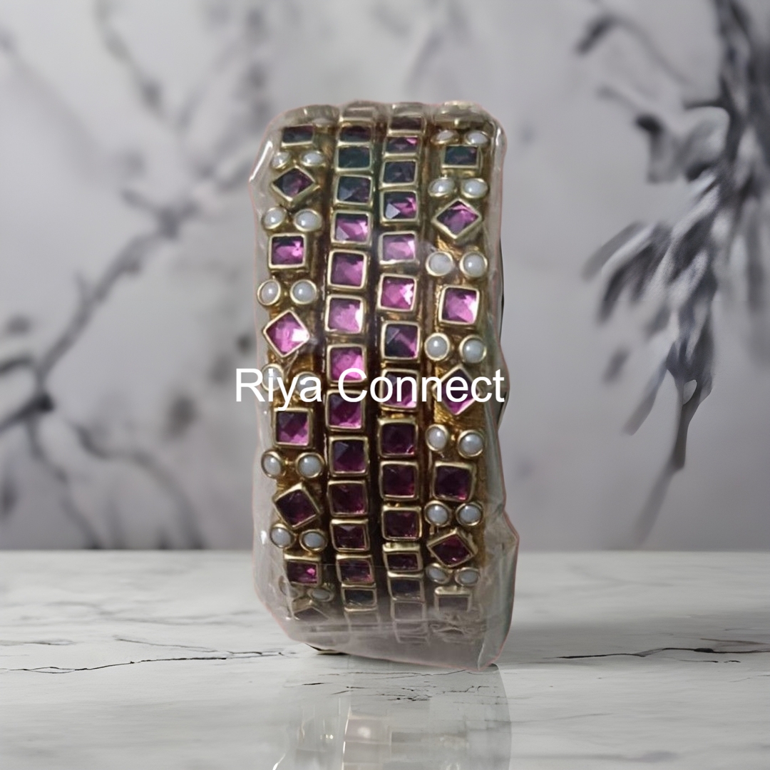 Silk Thread Bangle Collection - 01