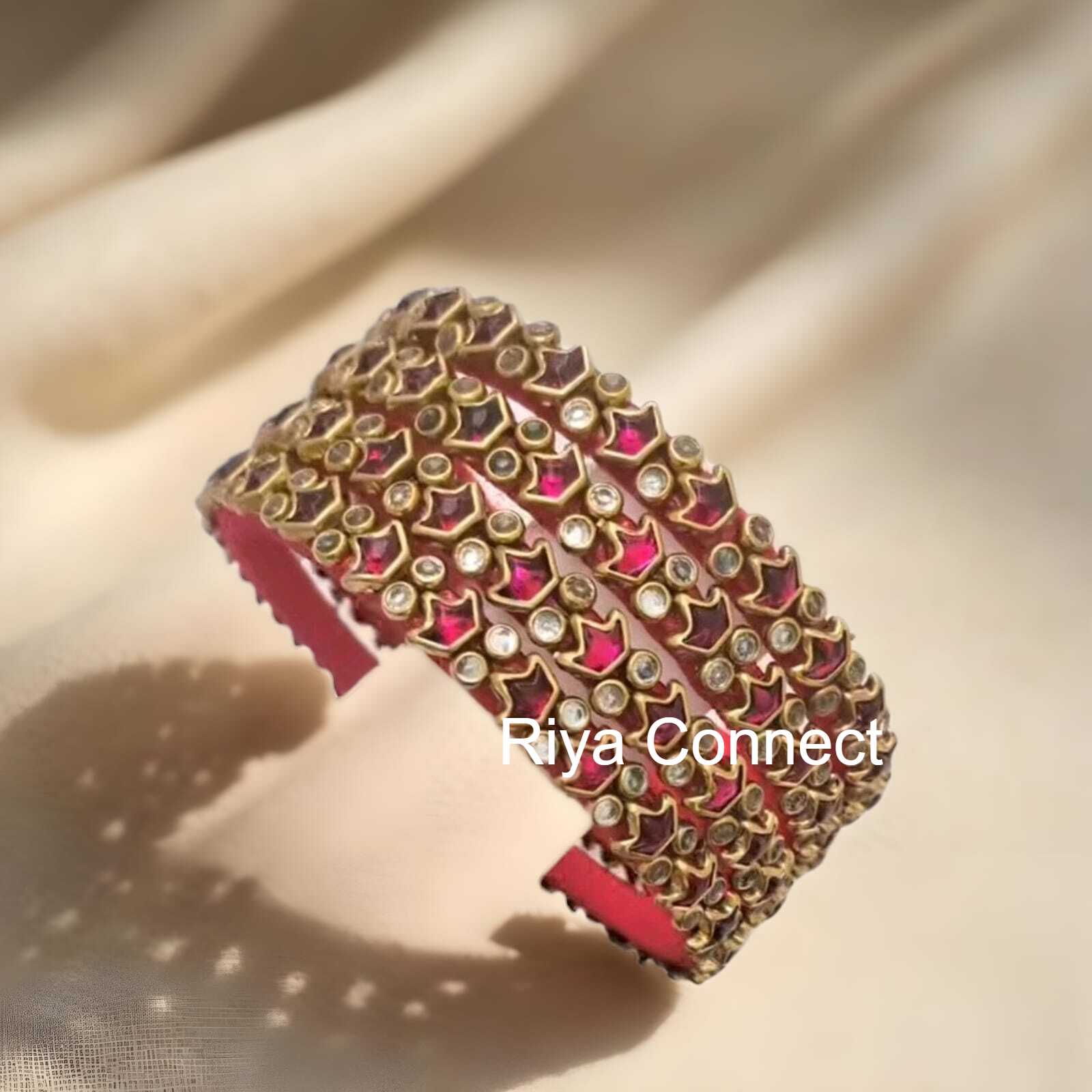 Glossy Crown Silk Thread Bangle Collection - 01