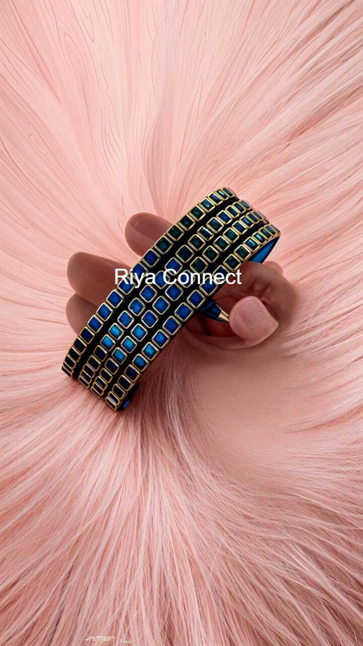 Glossy Square Silk Thread Bangle Collection - 01